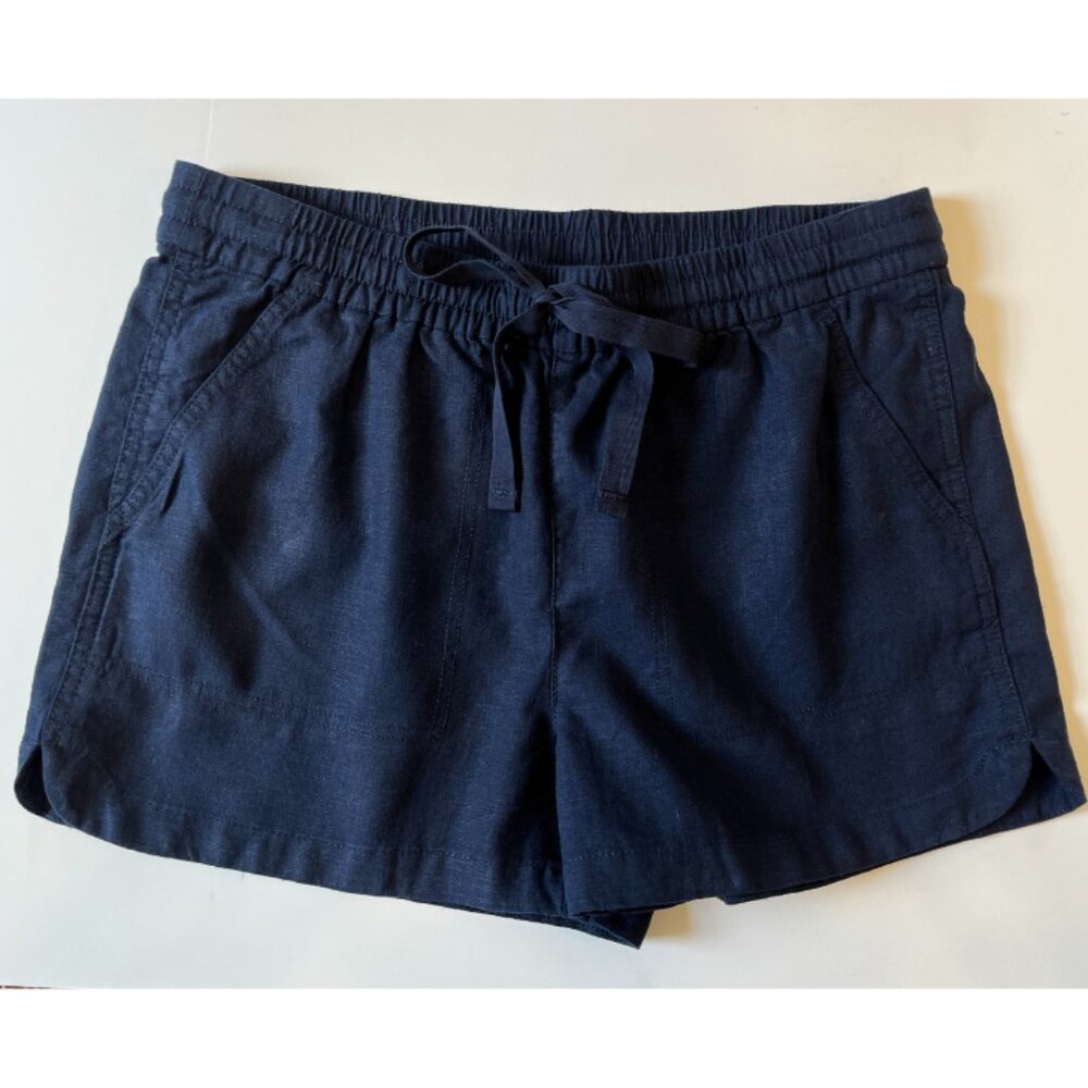 NWT J.Crew linen navy shorts